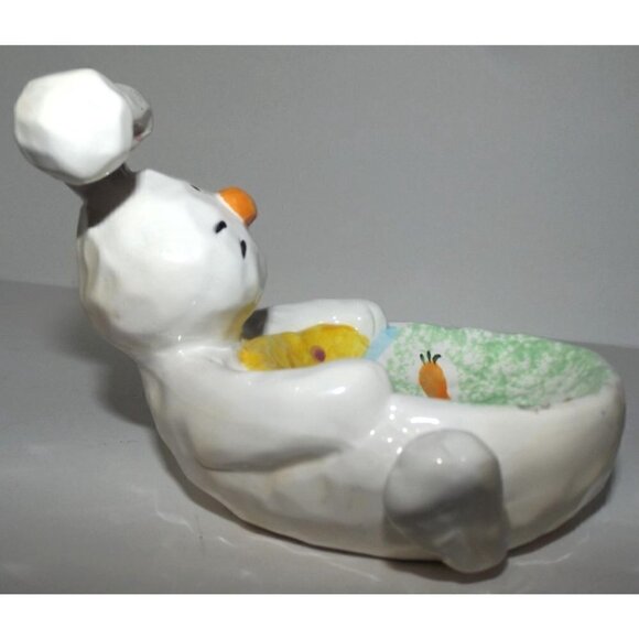 Bunny Easter Egg Carrots trinket soap dish - Picture 5 of 6
